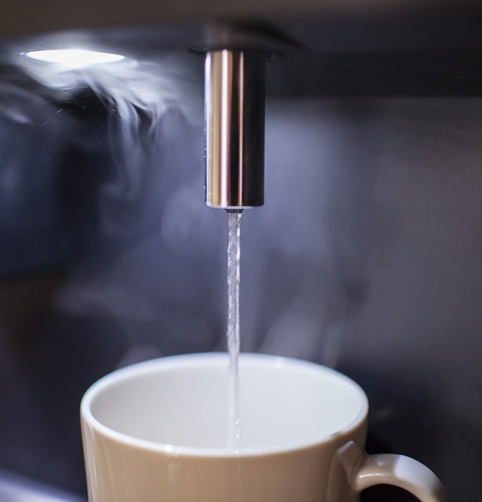 hot water
